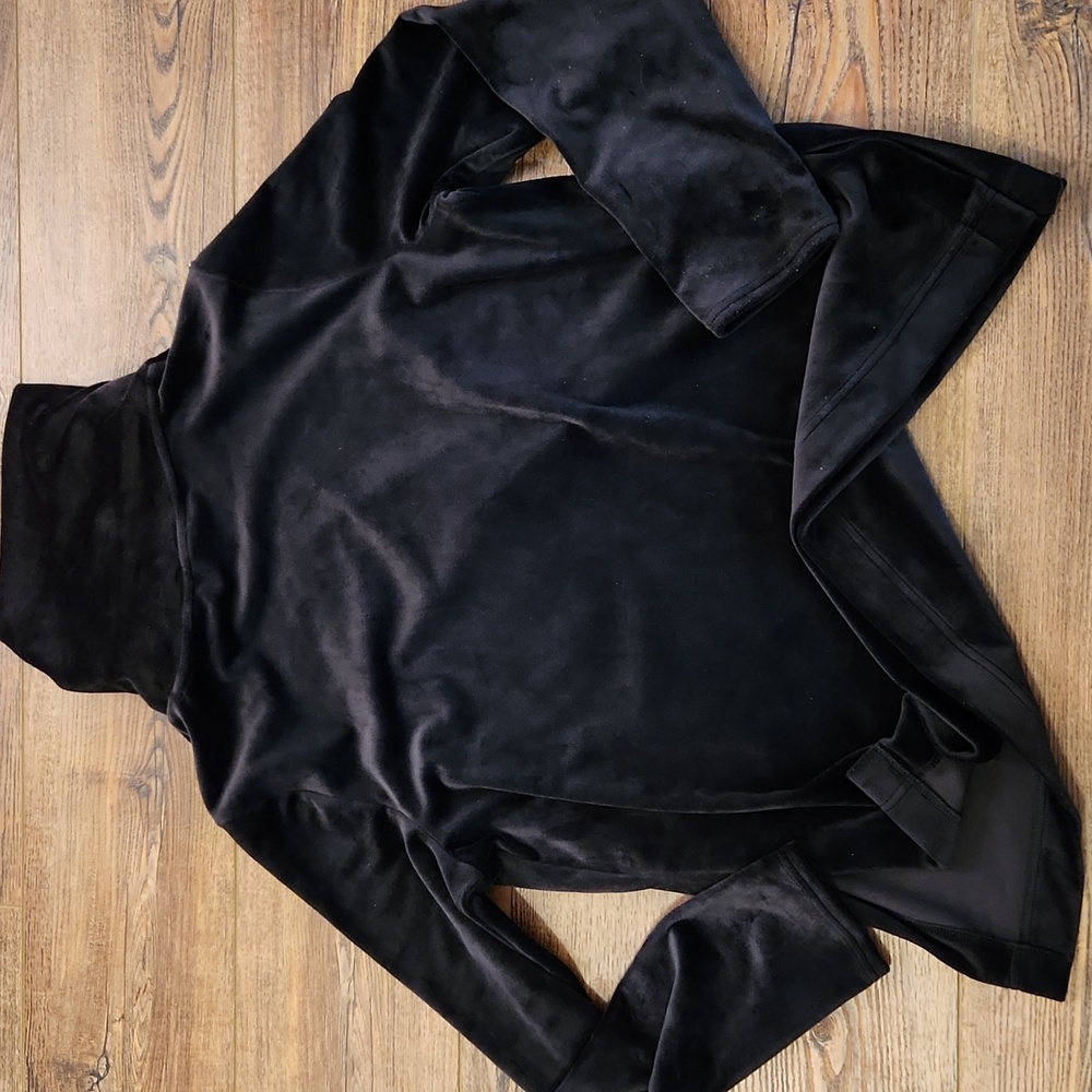 Dana Buchman Black Cowl Neck LS Top Tunic NWOT Size Large - Picture 7 of 7